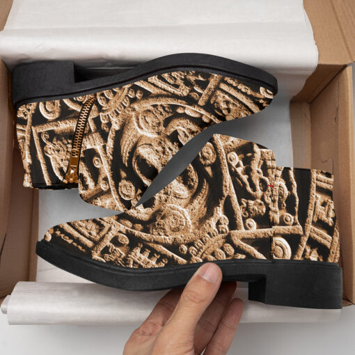 Aztec Calendar Fashion Boots