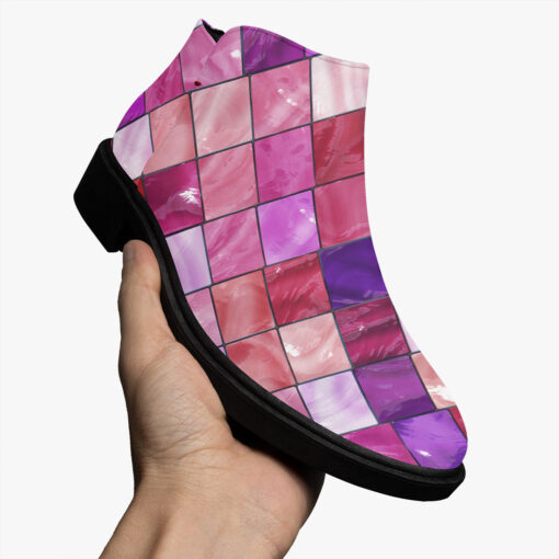 Stained Glass Mosaic Fashion Boots - Image 3