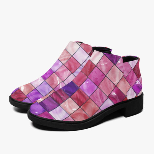 Stained Glass Mosaic Fashion Boots - Image 5