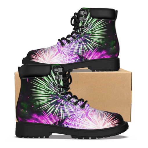 Firework Print Classic Boots