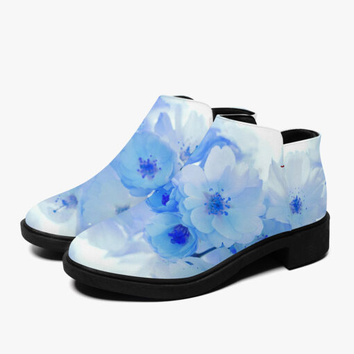 Blue Flowers Fashion Boots - Image 6