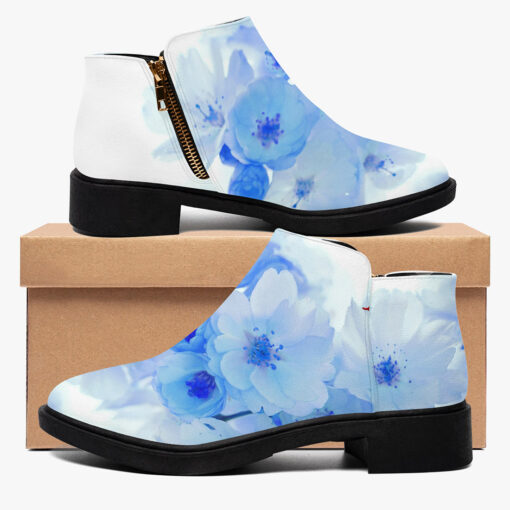 Blue Flowers Fashion Boots - Image 2