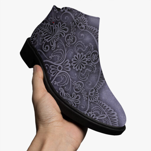 Sides Lace Pattern Fashion Boots - Image 3