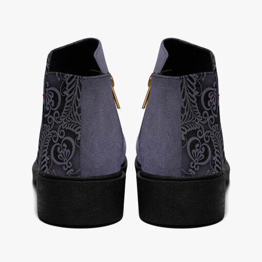 Sides Lace Pattern Fashion Boots - Image 6