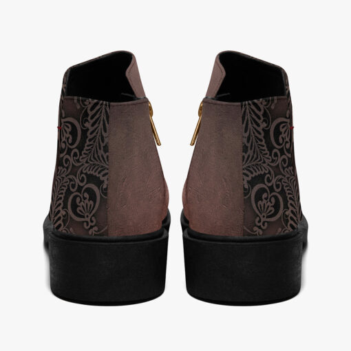 Sides Lace Pattern Fashion Boots - Image 7