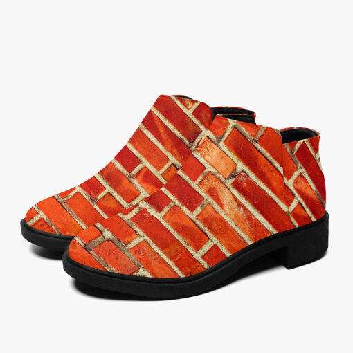 Red Bricks Wall Fashion Boots - Image 5