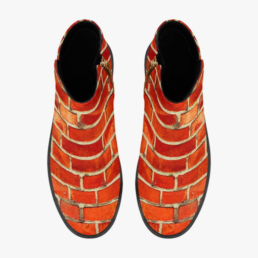 Red Bricks Wall Fashion Boots - Image 7