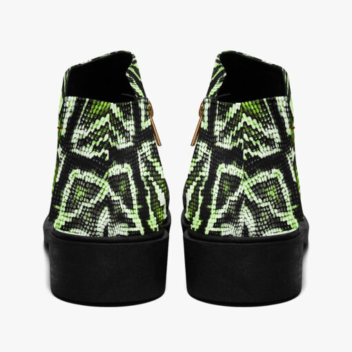 Green Snake Ornament Fashion Boots - Image 6