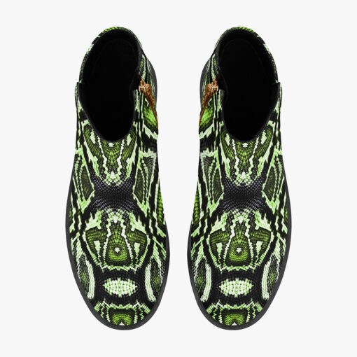 Green Snake Ornament Fashion Boots - Image 7