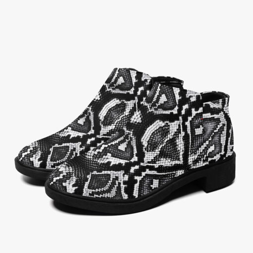 Gray Snake Ornament Fashion Boots - Image 5