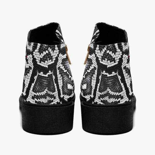 Gray Snake Ornament Fashion Boots - Image 6