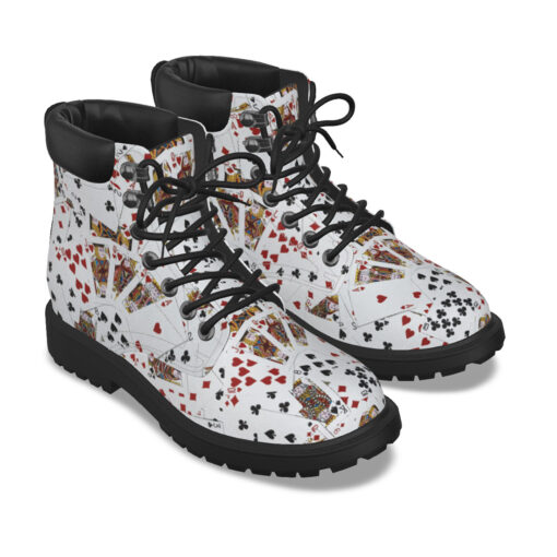 Royal Flush Playing Cards Classic Boots - Image 5