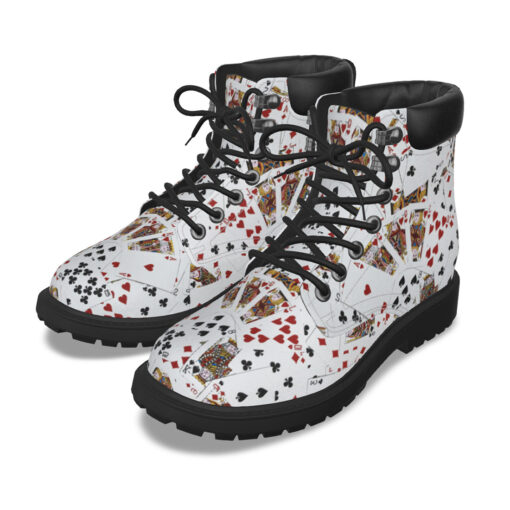 Royal Flush Playing Cards Classic Boots - Image 2