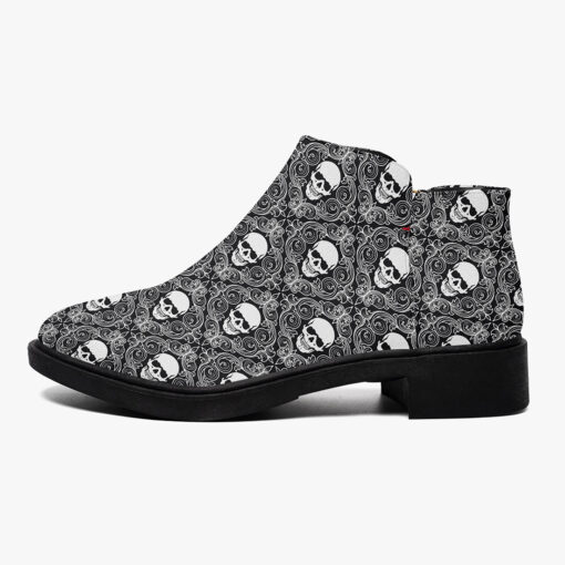 Skulls Lace Pattern Fashion Boots - Image 4