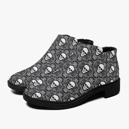 Skulls Lace Pattern Fashion Boots - Image 5