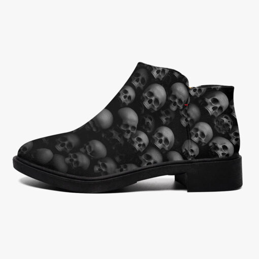 Skulls Background Fashion Boots - Image 4