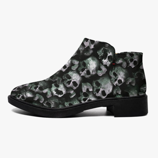 Skulls Background Fashion Boots - Image 4