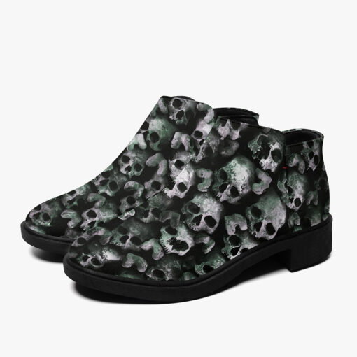 Skulls Background Fashion Boots - Image 5