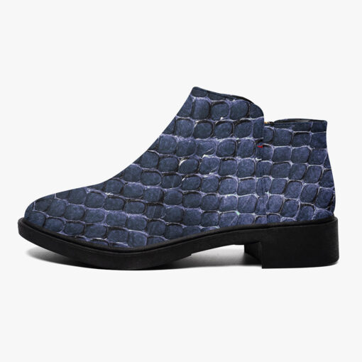 Blue Reptile Scales Fashion Boots - Image 4