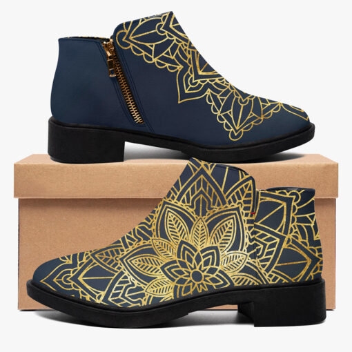 Mandala Floral Ethnic Ornament Fashion Boots - Image 2