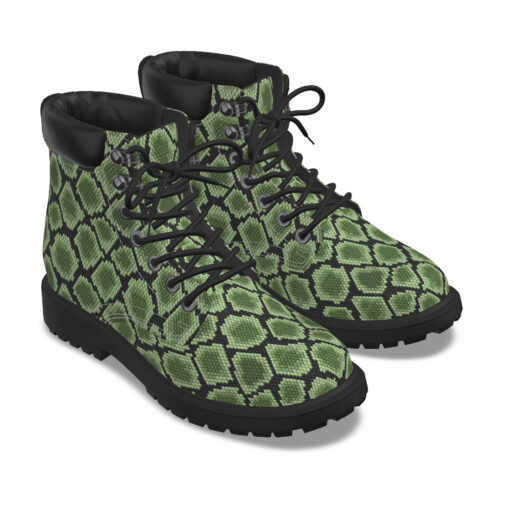 Green Snake Ornament Classic Boots - Image 5