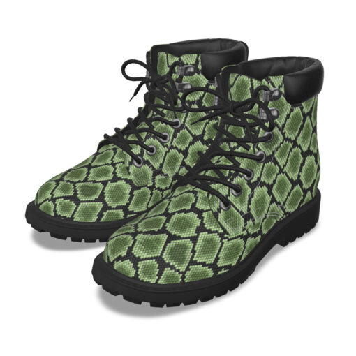 Green Snake Ornament Classic Boots - Image 2