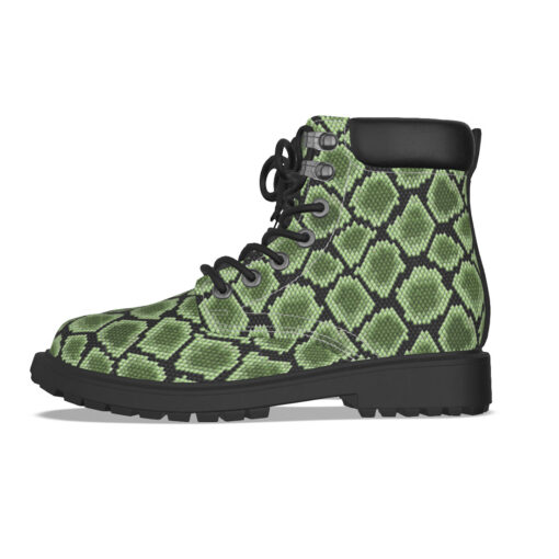 Green Snake Ornament Classic Boots - Image 3