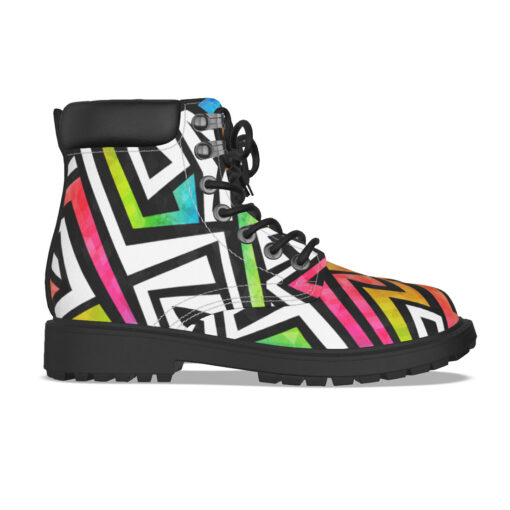 Graffiti Maze Grunge Classic Boots - Image 4