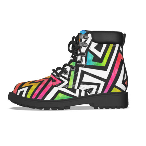 Graffiti Maze Grunge Classic Boots - Image 3