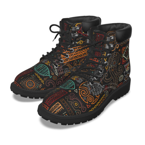 Ethnic Polynesian Ornament Classic Boots - Image 2