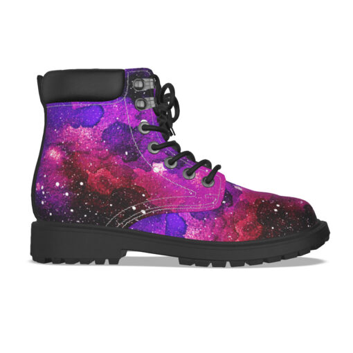 Watercolor Colorful Space Classic Boots - Image 4