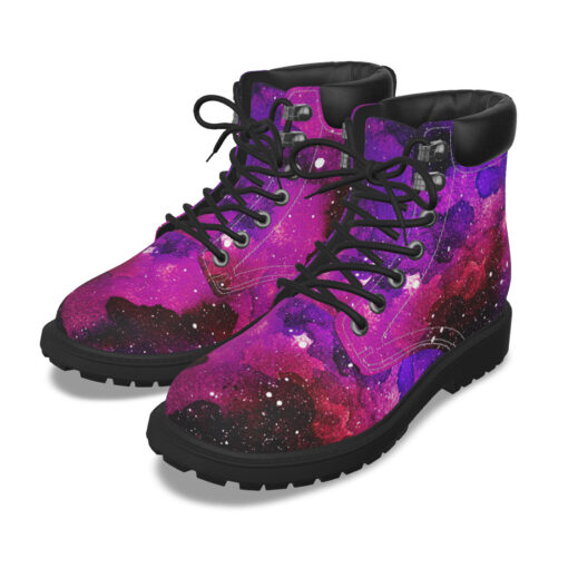 Watercolor Colorful Space Classic Boots - Image 2