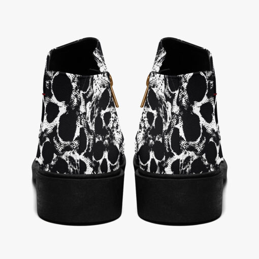 Skulls Grunge Pattern Fashion Boots - Image 6