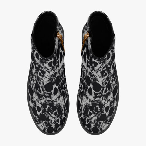 Skulls Grunge Pattern Fashion Boots - Image 7