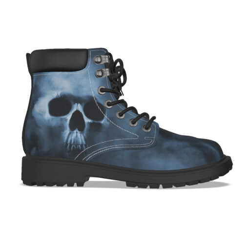 Smoke Cloud Scary Skull Classic Boots - Image 4