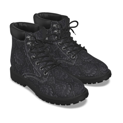 Damask Luxury Texture Classic Boots - Image 5