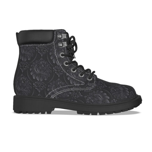 Damask Luxury Texture Classic Boots - Image 4