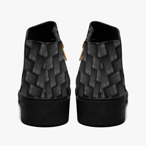 Carbon Fiber Texture Fashion Boots - Image 6