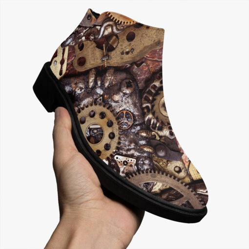 Steampunk Gears Fashion Boots - Image 3