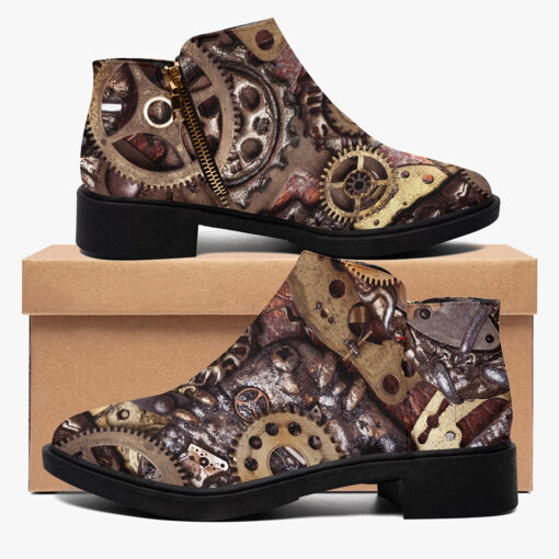 Steampunk Gears Fashion Boots - Image 2