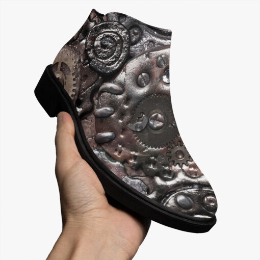 Steampunk Gears Fashion Boots - Image 3