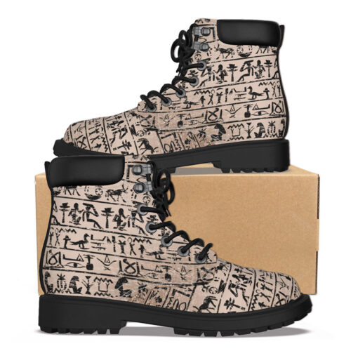 Egyptian Hieroglyphs Classic Boots