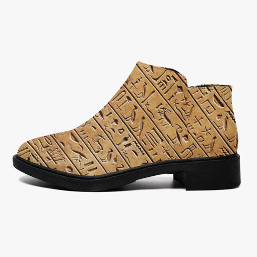 Egyptian Hieroglyphs Stone Fashion Boots - Image 4