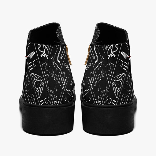 Egyptian Hieroglyphs Fashion Boots - Image 6