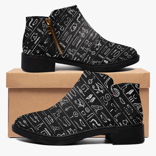 Egyptian Hieroglyphs Fashion Boots - Image 2