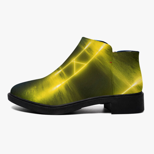 Yellow Blue Sci-Fi Neon Glowing Light Fashion Boots - Image 4