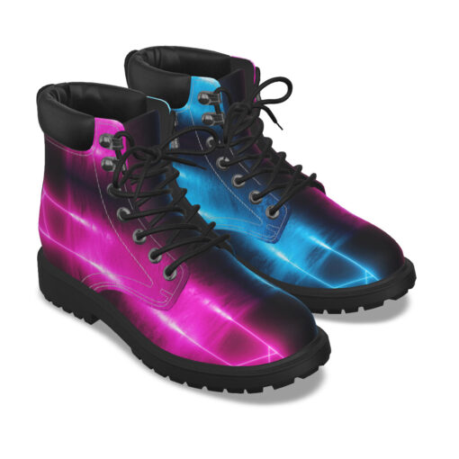 Classic Boots Sci-Fi Neon Pink Blue - Image 5