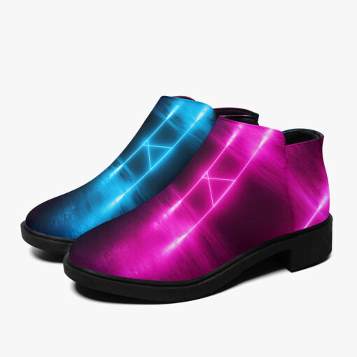 Fashion Boots Sci-Fi Neon Pink Blue - Image 5