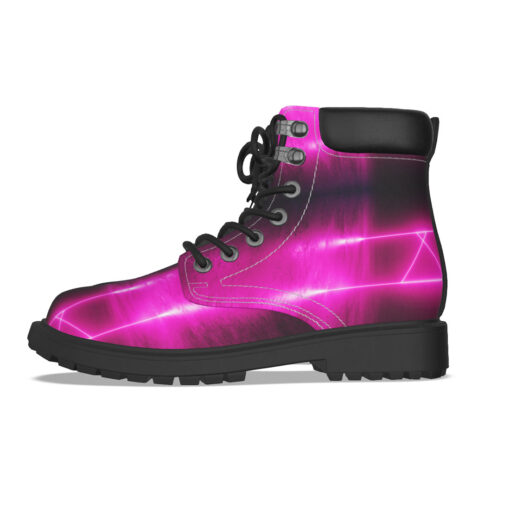 Classic Boots Sci-Fi Neon Pink Blue - Image 3