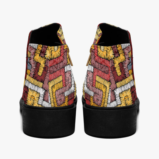 Ethnic Tribal Motifs Bohemian Fashion Boots - Image 6